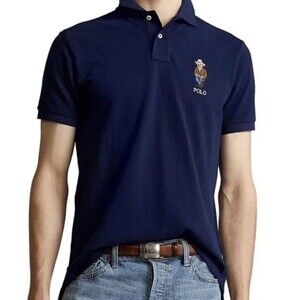 Polo Ralph Lauren Denim&Supply Cowboy Polo Bear Polo Shirt Sz: Small NWT